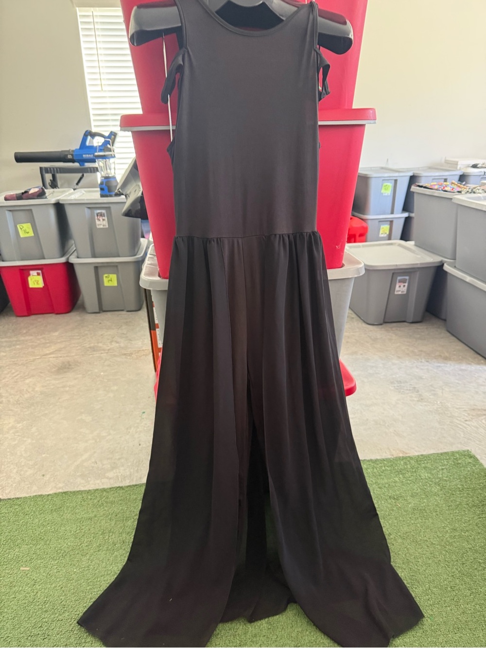 Black Women's Wide-Leg Jumpsuit gown p44